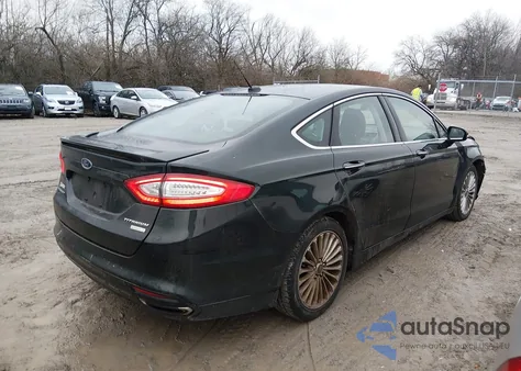2014 Ford Fusion Titanium из США, поврежденный, VIN 3FA6P0K97ER232366